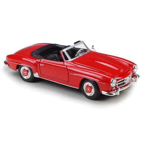 shuishuicui 1 24 für Mercedes 190SL1955 Oldtimer-Legierung Automodell Spielzeug 6,8 Zoll Dekorative Schreibtischsammlung Spielzeug Geschenk Männer Jungen von shuishuicui
