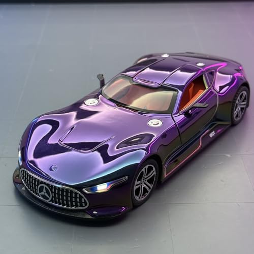 shuishuicui 1 24 für Mercedes-Benz VisionGT Galvanik Version Legierung Auto Modell Toy Boy Sammlung Memorial 8 Zoll Schreibtisch Dekoration von shuishuicui