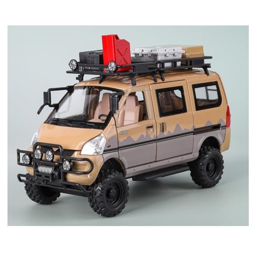 shuishuicui 1 24 für Mitsubishi Delica Off-Road Version Legierung Auto Modell Spielzeug Sammlung 16CM Schreibtisch Dekoration Jungen Geschenk(Yellow) von shuishuicui