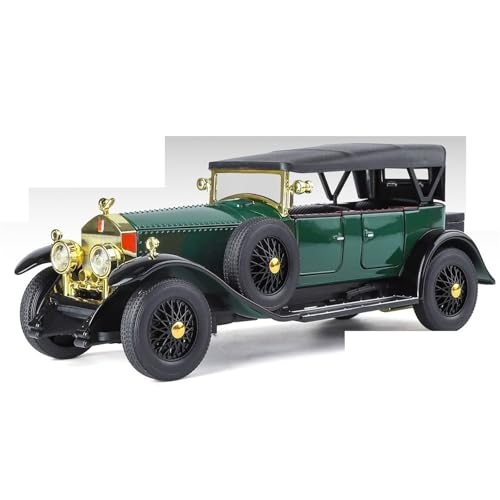 shuishuicui 1 24 für Rolls-Royce Phantom Generation Oldtimer Legierung Auto Modell Spielzeug 22CM Herren Jungen Sammlung Dual Modus Display Schreibtisch(Green) von shuishuicui