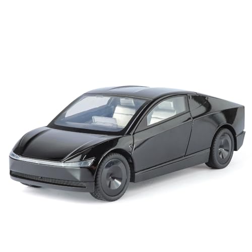 shuishuicui 1 24 für Tesla Robotaxi Legierung Auto Modell Spielzeug Sammlung 7 Zoll Schreibtisch Dekoration Memorial Geschenk für Männer(Black) von shuishuicui