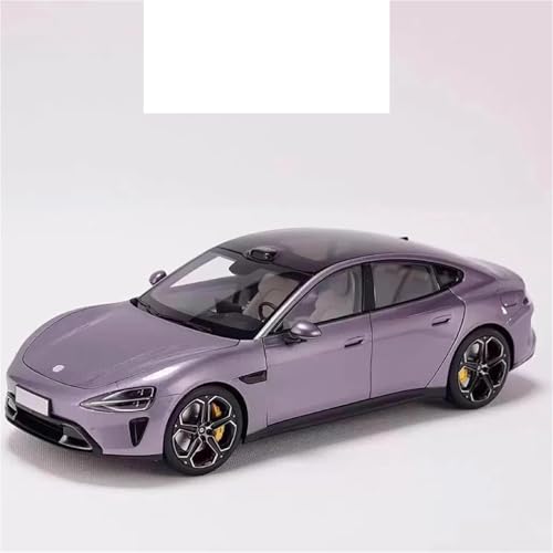 shuishuicui 1 24for Mi SU7 Automodell Legierung Geschenkbox Sammlerstück Für Männer Und Jungen Geschenk Schreibtischdekoration 8 Zoll(Purple) von shuishuicui