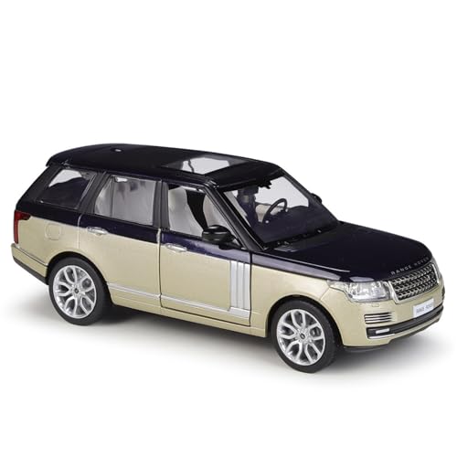 shuishuicui 1 26 für Land Rover Range Rover SUV Legierung Auto Modell Spielzeug Dekoration Desktop Sammlung Geschenk Memorial Männer Jungen(Gold) von shuishuicui