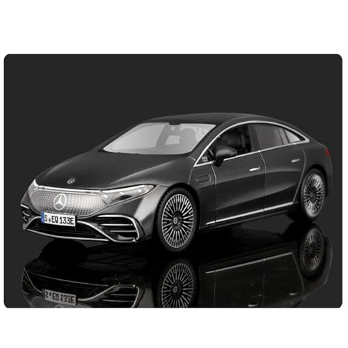 shuishuicui 1 27 für Mercedes-Benz EQS 2022 Legierung Automodell Metall Automodell Spielzeug Sammlung Schreibtisch Dekoration Geschenke für Männer und Frauen(Black) von shuishuicui