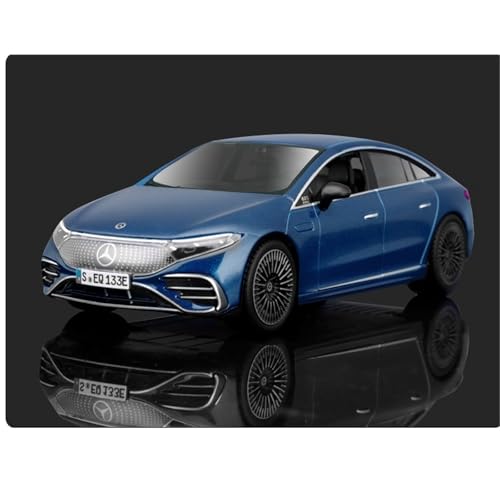 shuishuicui 1 27 für Mercedes-Benz EQS 2022 Legierung Automodell Metall Automodell Spielzeug Sammlung Schreibtisch Dekoration Geschenke für Männer und Frauen(Blue) von shuishuicui