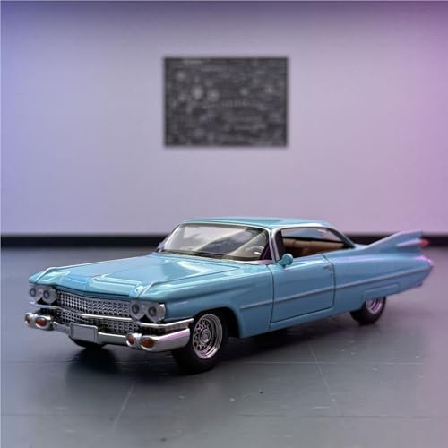 shuishuicui 1 32 Für Cadillac Rocket Oldtimer Automodell Legierung Spielzeug Jungen Männer Dekoriert Schreibtisch Sammlung Souvenir 6 Zoll(Blue) von shuishuicui