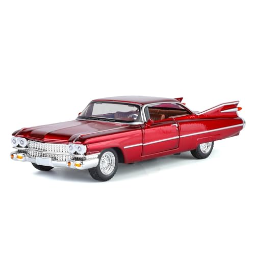 shuishuicui 1 32 Für Cadillac Rocket Oldtimer Automodell Legierung Spielzeug Jungen Männer Dekoriert Schreibtisch Sammlung Souvenir 6 Zoll(Red) von shuishuicui