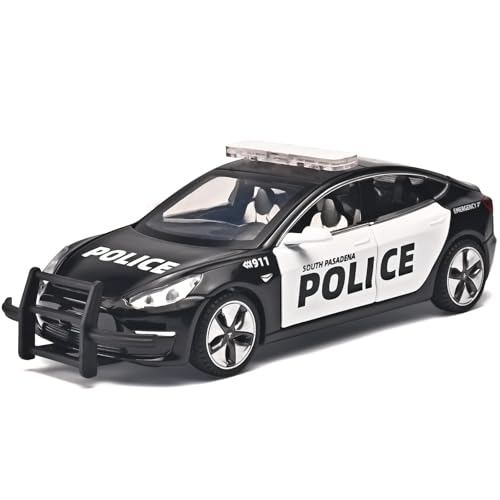 shuishuicui 1 32 Für Tesla Model 3 Feuerwehrauto Legierung Spielzeugsammlung Dekoration Für Eltern Und Kinder Interaktives Jungengeschenk 6 Zoll Schwarz von shuishuicui