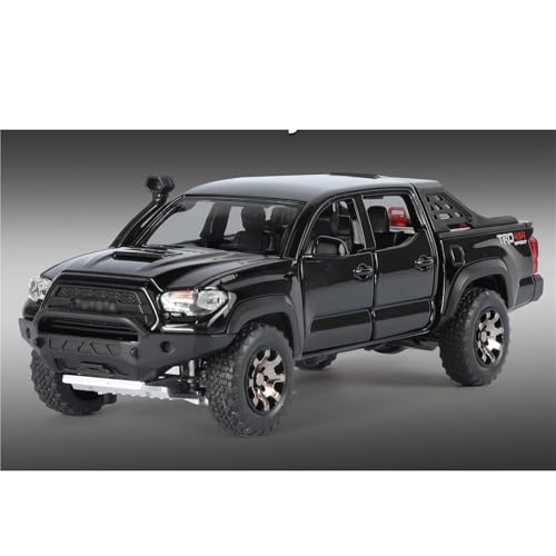 shuishuicui 1 32 for Toyota Tacuma Pickup Alloy Car Model Toy Collection 7 Inch Decoration Desk Boys Commemorate(Black) von shuishuicui