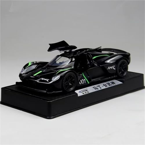 shuishuicui 1 32 für Aston Martin Valkyrie Legierung Auto Modell Jungen Spielzeug Sammlung 6 Zoll Schreibtisch Dekoration Geschenk(Black) von shuishuicui