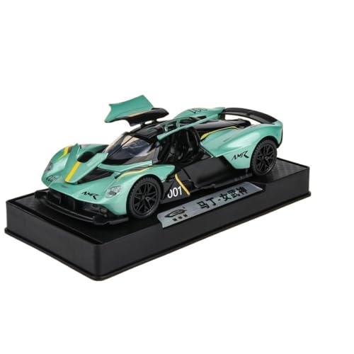 shuishuicui 1 32 für Aston Martin Valkyrie Legierung Auto Modell Jungen Spielzeug Sammlung 6 Zoll Schreibtisch Dekoration Geschenk(Green) von shuishuicui