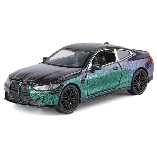 shuishuicui 1 32 für BMW M4 Legierung Auto Modell Spielzeug 6 Zoll Dekorative Sammlung Graduierung Schreibtisch Männer Jungen(Purple) von shuishuicui