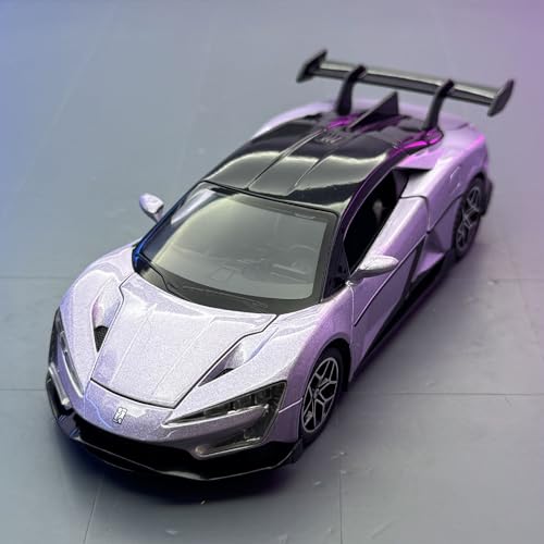 shuishuicui 1 32 für BYD Look Up U9 Legierung Auto Sportwagen Modell Spielzeug 6 Zoll Dekorative Schreibtisch Herrenkollektion Jungen Geschenke(Purple) von shuishuicui