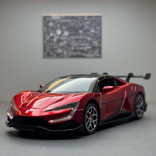 shuishuicui 1 32 für BYD Look Up U9 Legierung Auto Sportwagen Modell Spielzeug 6 Zoll Dekorative Schreibtisch Herrenkollektion Jungen Geschenke(Red) von shuishuicui