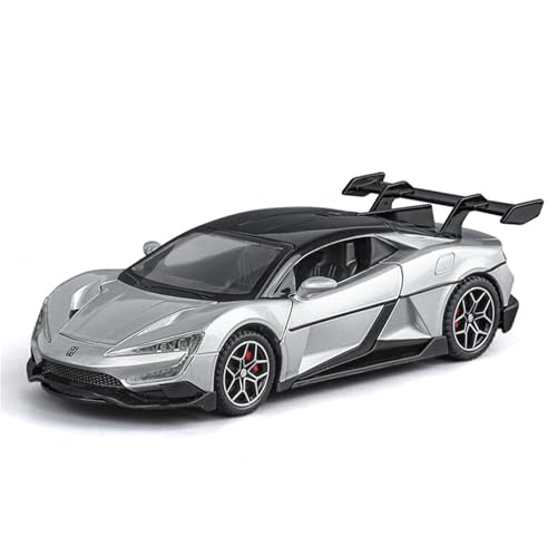 shuishuicui 1 32 für BYD Look Up U9 Legierung Auto Sportwagen Modell Spielzeug 6 Zoll Dekorative Schreibtisch Herrenkollektion Jungen Geschenke(Silver) von shuishuicui