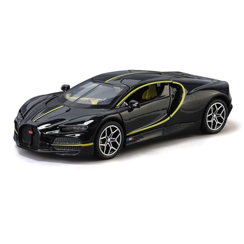 shuishuicui 1 32 für Bugatti Tourbillon Legierung Auto Modell Spielzeug Dekoration Schreibtisch Sammlung Geschenk Memorial Männer Jungen(Black) von shuishuicui