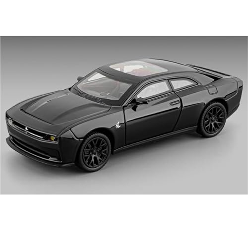 shuishuicui 1 32 für Dodge Hellcat Sport Auto Legierung Auto Modell Spielzeug Für Jungen Sammlung Dekoration Schreibtisch 6 Zoll(Black) von shuishuicui