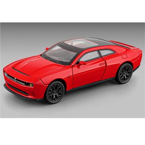 shuishuicui 1 32 für Dodge Hellcat Sport Auto Legierung Auto Modell Spielzeug Für Jungen Sammlung Dekoration Schreibtisch 6 Zoll(Red) von shuishuicui