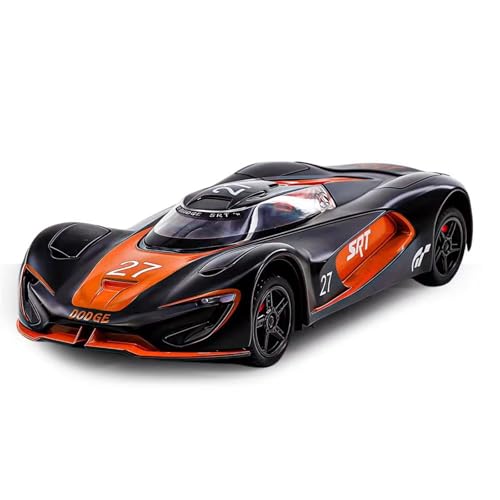 shuishuicui 1 32 für Dodge Tomahawk SRT Legierung Auto Sport Auto Modell Spielzeug 6 Zoll Dekorative Schreibtisch Sammlung Jungen(Black) von shuishuicui