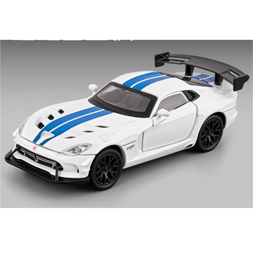 shuishuicui 1 32 für Dodge Viper Legierung Automodell Sportwagen Spielzeug Herrenkollektion Gedenkdekoration 6 Zoll(White) von shuishuicui