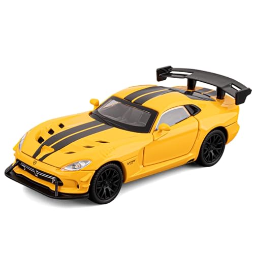shuishuicui 1 32 für Dodge Viper Legierung Automodell Sportwagen Spielzeug Herrenkollektion Gedenkdekoration 6 Zoll(Yellow) von shuishuicui