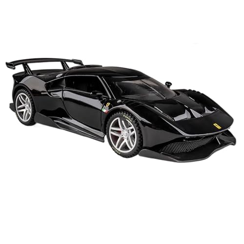 shuishuicui 1 32 für Ferrari P80C Sportwagen Sportwagen Legierung Auto Modell Spielzeug Dekoration Sammlung Memorial Männlich(Black) von shuishuicui