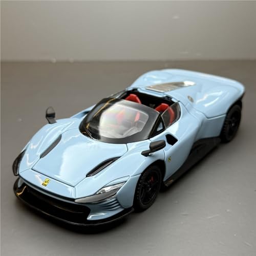 shuishuicui 1 32 für Ferrari Sp3 Cabrio Version Legierung Auto Modell Toy Boy Sammlung Memorial 6 Zoll Schreibtisch Dekoration(Blue) von shuishuicui