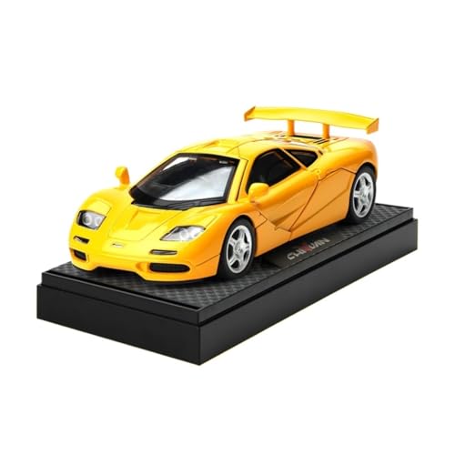 shuishuicui 1 32 für McLaren F1 Legierung Auto Modell Spielzeug Sammlung 5,8 Zoll Schreibtisch Dekoration Memorial Männer Jungen(Yellow) von shuishuicui