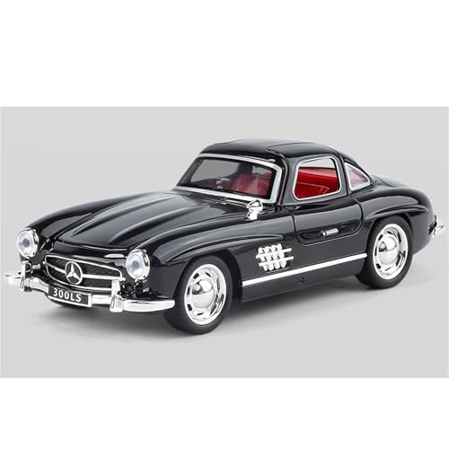 shuishuicui 1 32 für Mercedes 300SL Oldtimer Automodell Legierung Spielzeug Jungen Männer Sammlung Schreibtisch Dekoration 6 Zoll Sammlung Geschenk(Black) von shuishuicui