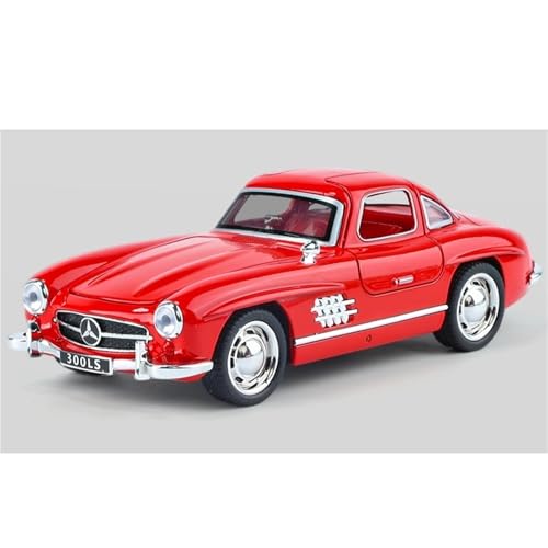 shuishuicui 1 32 für Mercedes 300SL Oldtimer Automodell Legierung Spielzeug Jungen Männer Sammlung Schreibtisch Dekoration 6 Zoll Sammlung Geschenk(Red) von shuishuicui