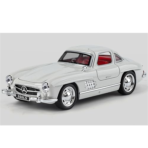 shuishuicui 1 32 für Mercedes 300SL Oldtimer Automodell Legierung Spielzeug Jungen Männer Sammlung Schreibtisch Dekoration 6 Zoll Sammlung Geschenk(White) von shuishuicui