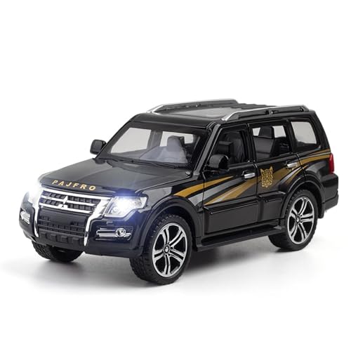 shuishuicui 1 32 für Mitsubishi Pajero - Offroad-SUV-Legierung Spielzeugsammlung Gedenkstätte Dekoratives Kindergeschenk 6 Zoll(Black) von shuishuicui