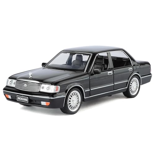 shuishuicui 1 32 für Toyota Crown Legierung Automodell Erwachsene Spielzeug für Jungen Sammlung Ornamente Schreibtisch Souvenirs 6 Zoll(Black) von shuishuicui
