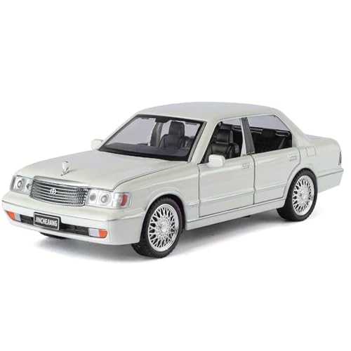 shuishuicui 1 32 für Toyota Crown Legierung Automodell Erwachsene Spielzeug für Jungen Sammlung Ornamente Schreibtisch Souvenirs 6 Zoll(White) von shuishuicui