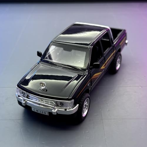 shuishuicui 1 32 für Toyota Helix Pickup Legierung Auto Sport Auto Modell Spielzeug 6 Zoll Dekoration Schreibtisch Sammlung Jungen Geschenke(Black) von shuishuicui