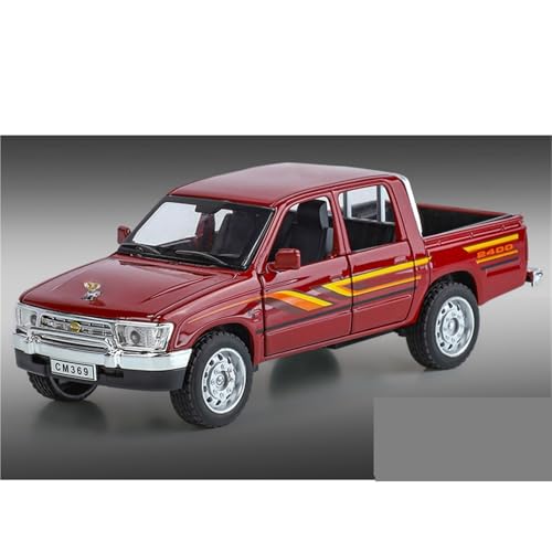 shuishuicui 1 32 für Toyota Helix Pickup Legierung Auto Sport Auto Modell Spielzeug 6 Zoll Dekoration Schreibtisch Sammlung Jungen Geschenke(Red) von shuishuicui