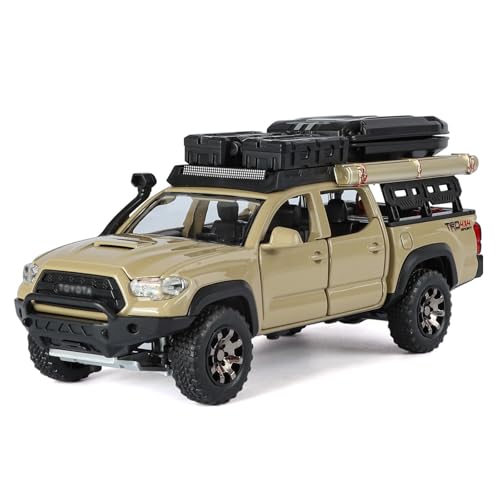 shuishuicui 1 32 für Toyota Tacuma Touring Edition Legierung Auto Modell Spielzeug Sammlung 7 Zoll Dekorative Schreibtisch Jungen Gedenk(Yellow) von shuishuicui
