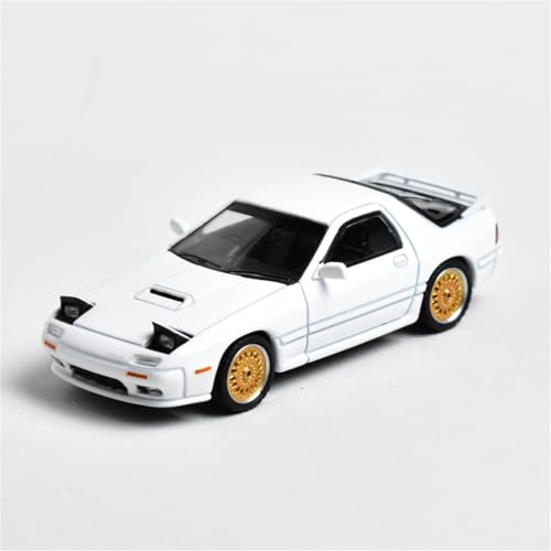 shuishuicui 1 64 Pro Mazda RX7 FC3S Modello Di Auto In Lega Bianco Decorazione Scrivania Collezione Adulti Giocattolo Regalo von shuishuicui