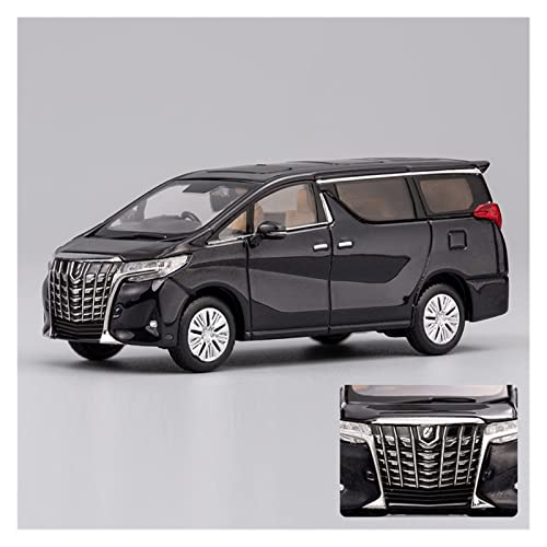 shuishuicui 1 64 for Toyota Alpha 2019 Business Auto Alphard Legierung Automodell Erwachsene Sammlung Geschenk Spielzeugauto(Taglia unica) von shuishuicui