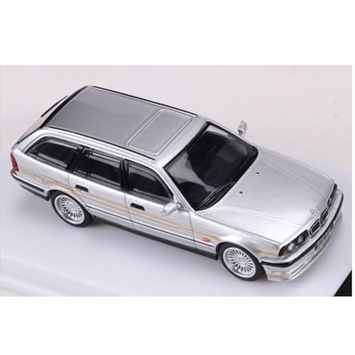 shuishuicui 1 64 für BMW E34 Legierung Auto Modell Dekoration Sammlung Herren Statische Display Spielzeug Geschenk(Silver) von shuishuicui