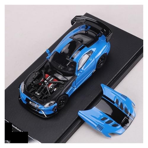 shuishuicui 1 64 für Dodge Viper ACR Open-Top Legierung Auto Modell Dekorative Schreibtisch Sammlung Für Männer 9CM(Blue) von shuishuicui