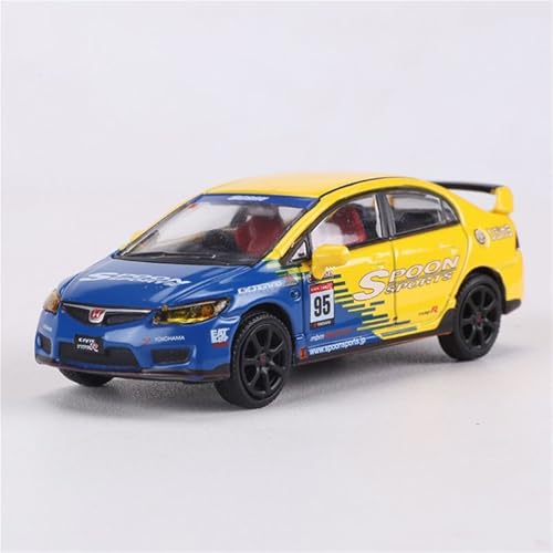 shuishuicui 1 64 für Honda Civic Type R FD2 Löffel lackiert Legierung Auto Modell Spielzeug Sammlung Dekoration Männer von shuishuicui