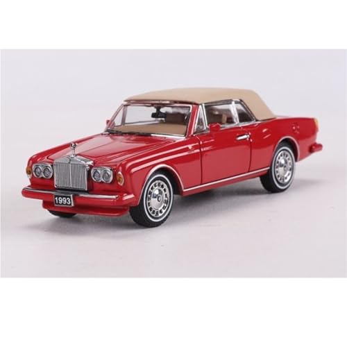 shuishuicui 1 64 für Rolls-Royce Dangerous Road Corniche IV Offenes Oldtimer-Legierungsautomodell Spielzeugsammlung Dekoration für Männer(Red) von shuishuicui