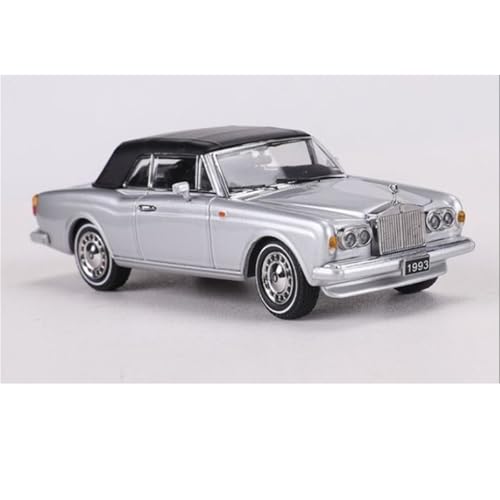 shuishuicui 1 64 für Rolls-Royce Dangerous Road Corniche IV Offenes Oldtimer-Legierungsautomodell Spielzeugsammlung Dekoration für Männer(Silver) von shuishuicui