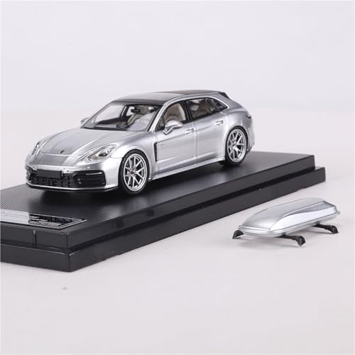 shuishuicui 1 64 für Time Jaguar Palmera Reisejagd Edition Legierung Automodell Spielzeugsammlung Herren 8CM Dekoriertes Schreibtischgeschenk(Silver) von shuishuicui