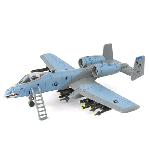 shuishuicui 1 72 Flugzeugmodell für A-10 Warthog Angriffsflugzeugmaschine Legierung Spielzeug für Erwachsene Sammlung Männer Schreibtischdekoration 9 Zoll(Gray) von shuishuicui