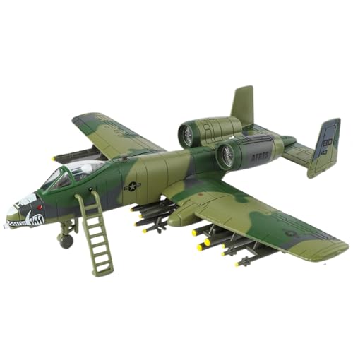 shuishuicui 1 72 Flugzeugmodell für A-10 Warthog Angriffsflugzeugmaschine Legierung Spielzeug für Erwachsene Sammlung Männer Schreibtischdekoration 9 Zoll(Green) von shuishuicui