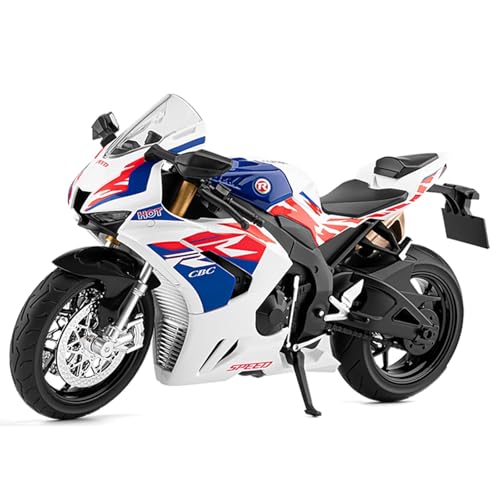 shuishuicui 1 9 für Honda 1000RR-R Legierung Motorrad Modell Motorrad Spielzeug Herren Sammlung Memorial Dekoration 9 Zoll(White) von shuishuicui