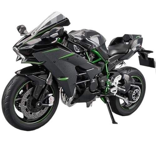shuishuicui 1 9 für Kawasaki H2 Legierung Motorrad Spielzeug Für Männer Jungen Sammlung 22CM Dekorative Schreibtisch Geschenk von shuishuicui