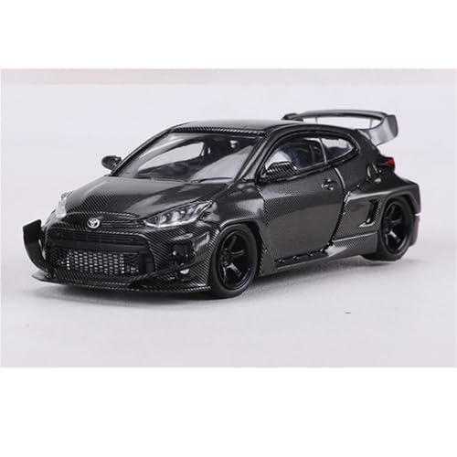 shuishuicui 1:64 Toyota Yaris Rocket Bunny Legierung Automodell Spielzeug für die Sammlung, 7 cm, Schreibtischdekoration Geschenk für Männer(Black) von shuishuicui